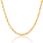 گردنبند طلا مدل گیسو 45 سانتی