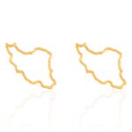گوشواره طلا میخی مدل ایران